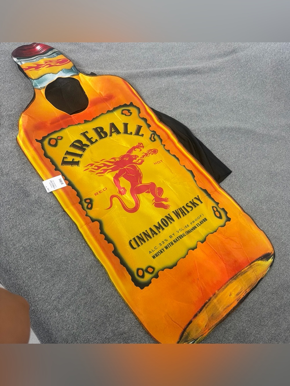 Fireball Whisky Costume Adult Liquor Bottle Halloween One Size New
